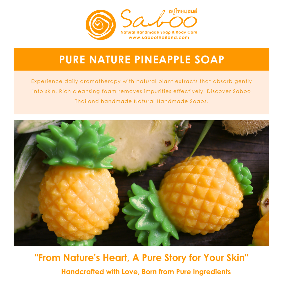 Natural Fancy Soap - Pineapple B