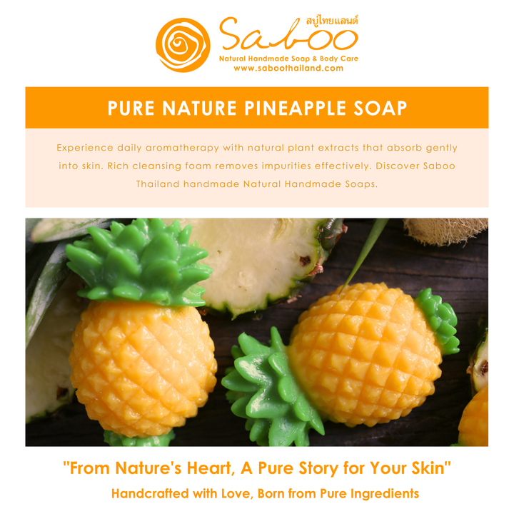 Natural Fancy Soap - Pineapple B