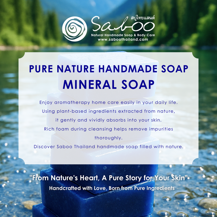 Natural Soap - Square Shape - 100g - Meneral