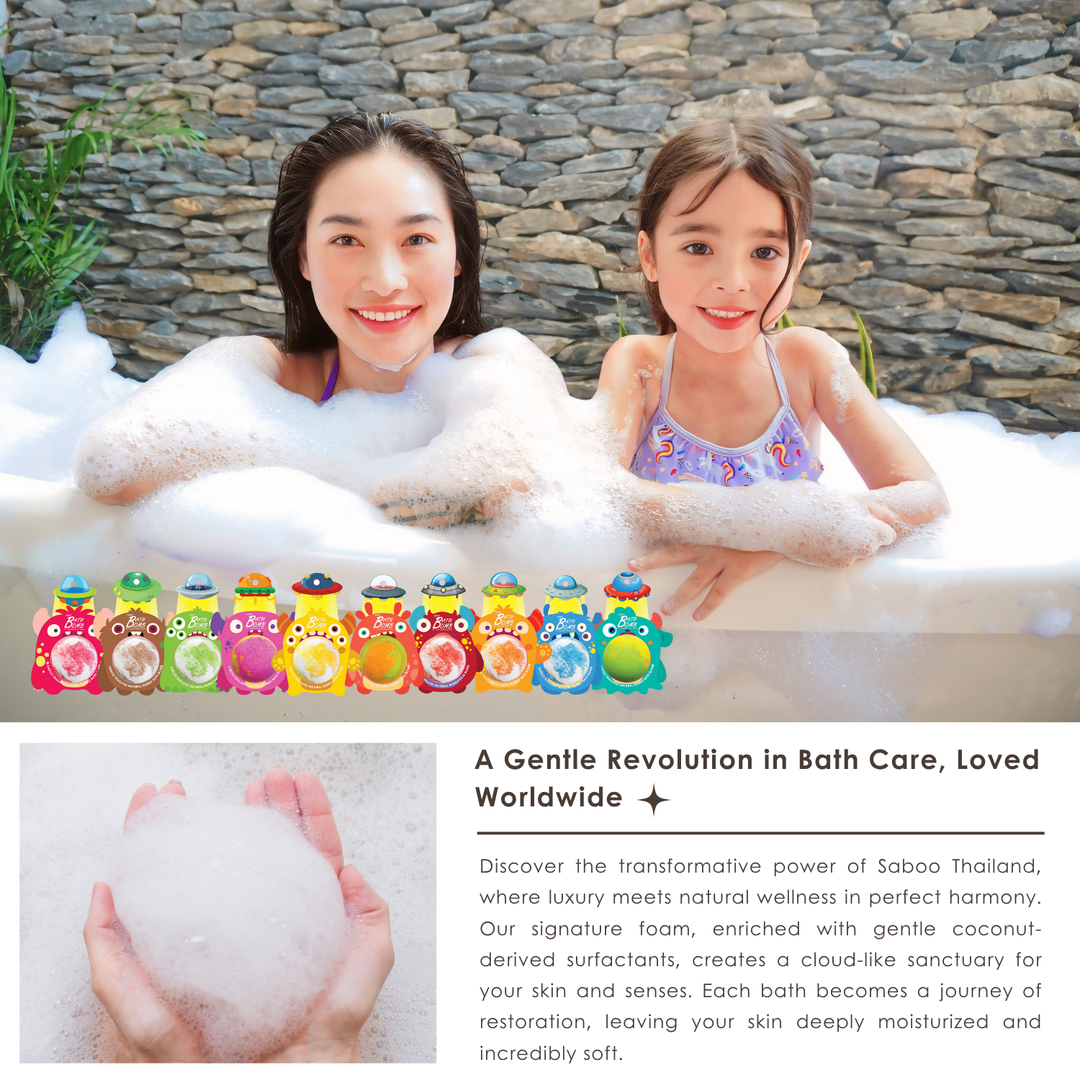 Bubble Bath Bomb - Monster - 150g - Leelawadee