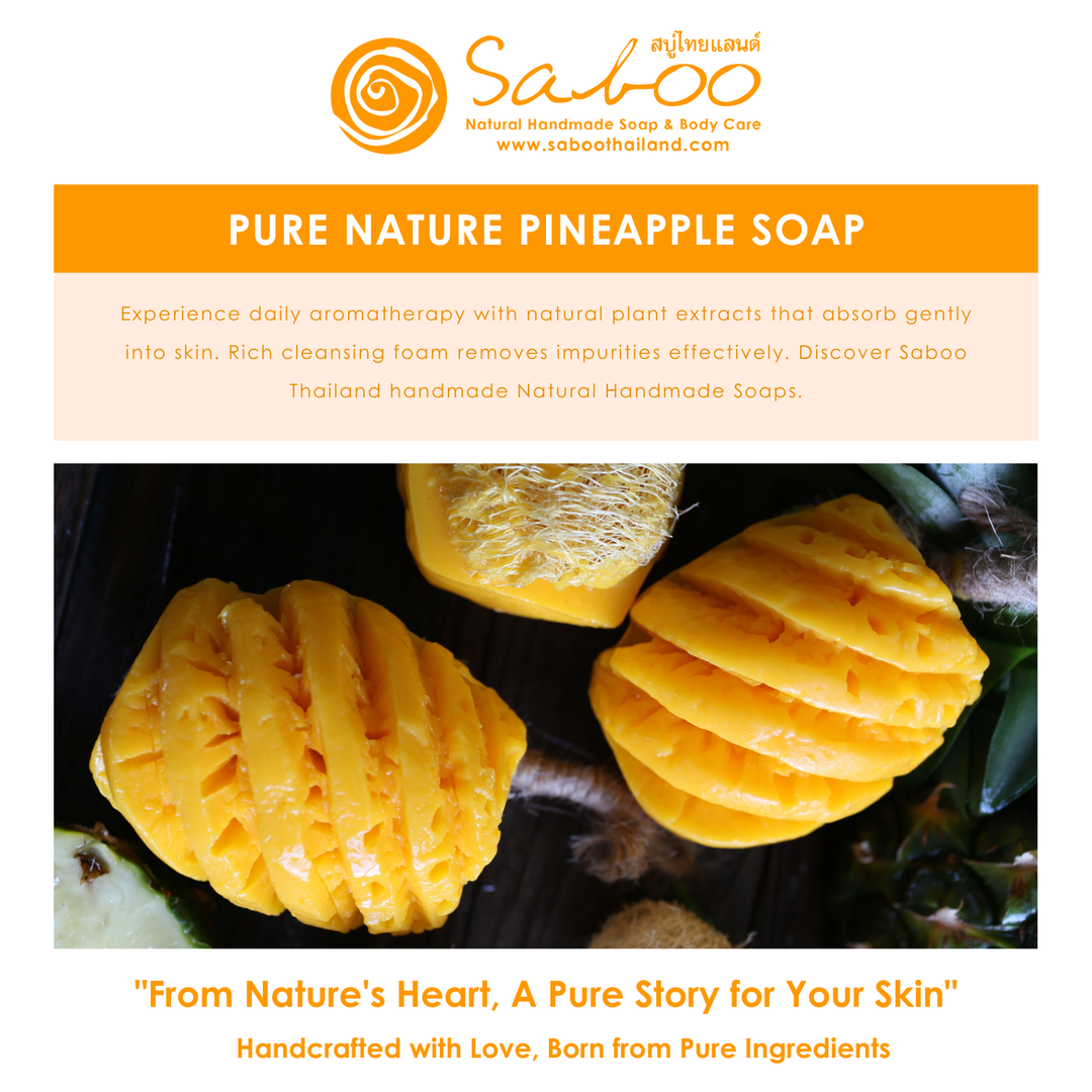 Natural Fancy Soap - 100g - Pineapple