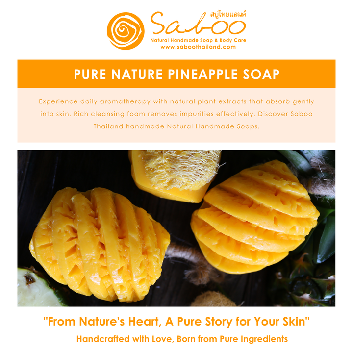 Natural Fancy Soap - 100g - Pineapple