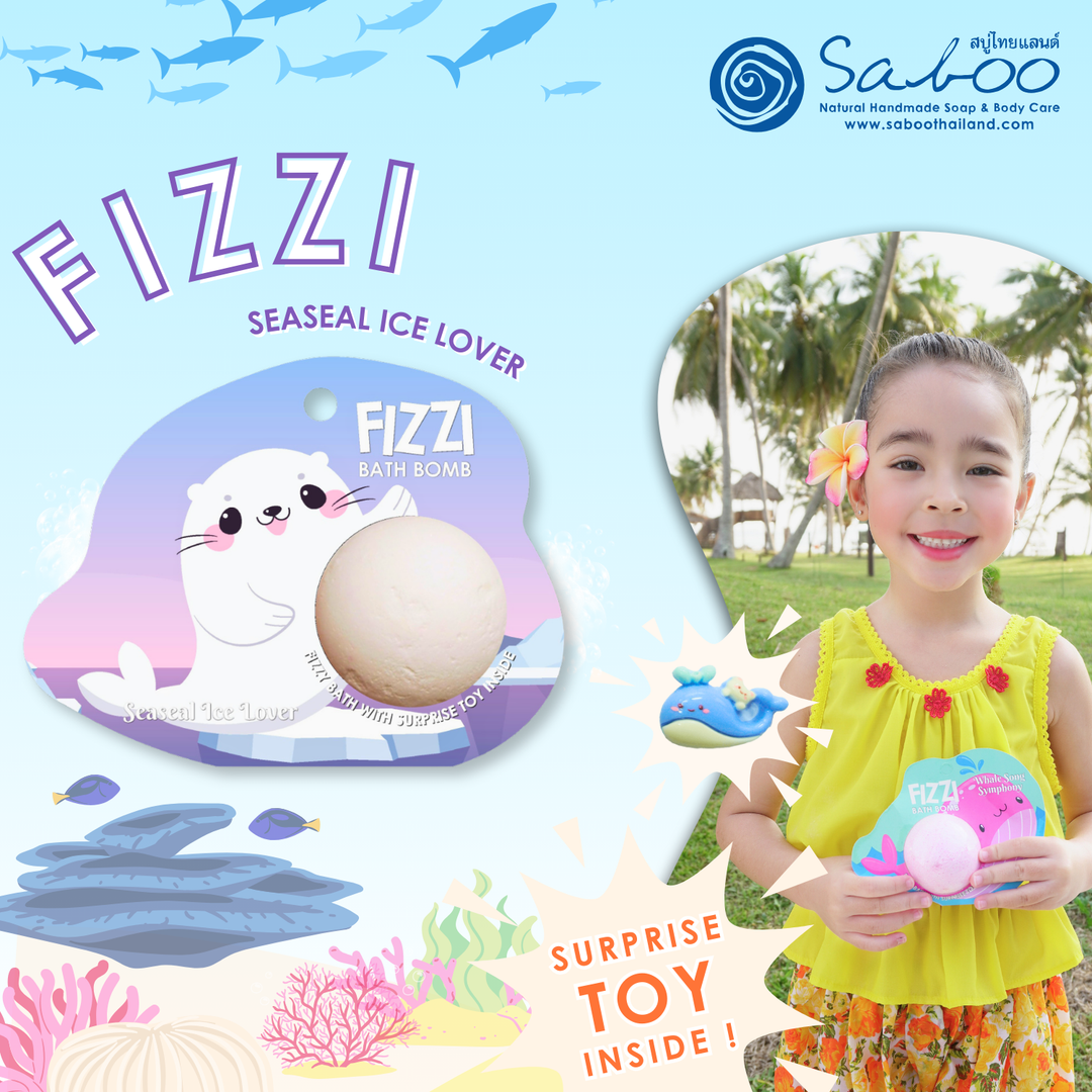 Fizzy Bath Bomb - Sea Animal Package - 100g - Seaseal Ice Lover