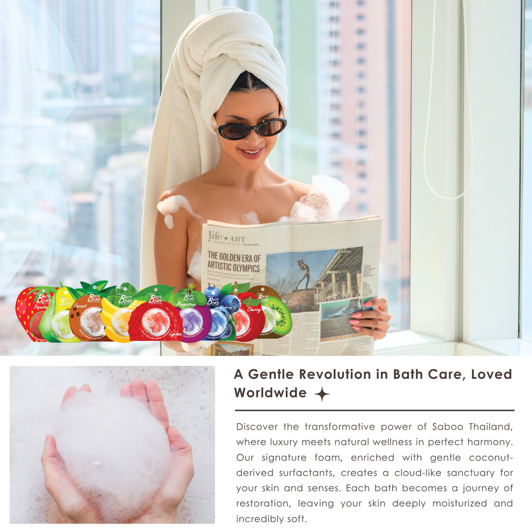 Bubble Bath Bomb - Fruit Package - 150g - Cantaloupe