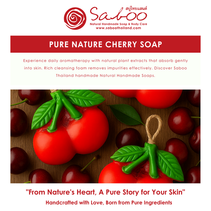 Natural Fancy Soap - 100g - Cherry