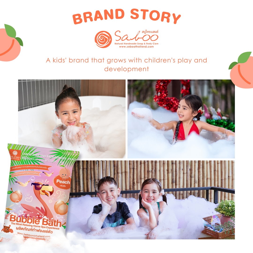 Bubble Bath Powder - 100g - Peach