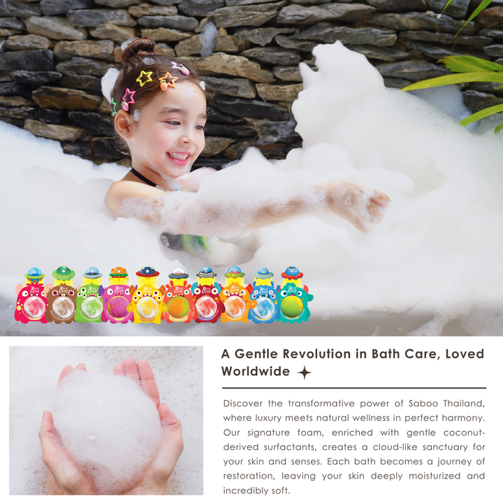 Bubble Bath Bomb - Monster - 150g - Melon
