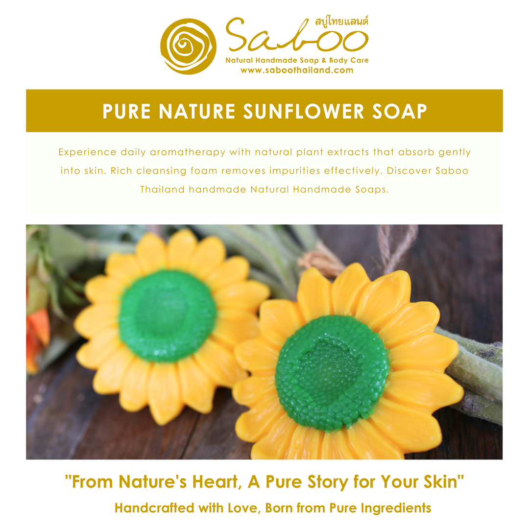 Natural Fancy Soap - 100g - Sunflower