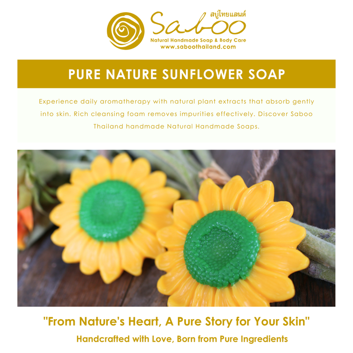 Natural Fancy Soap - 100g - Sunflower