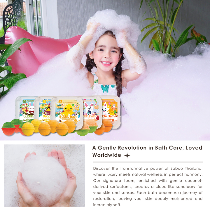 Bubble Bath Bomb - 4PCS Package - 150g - Peach