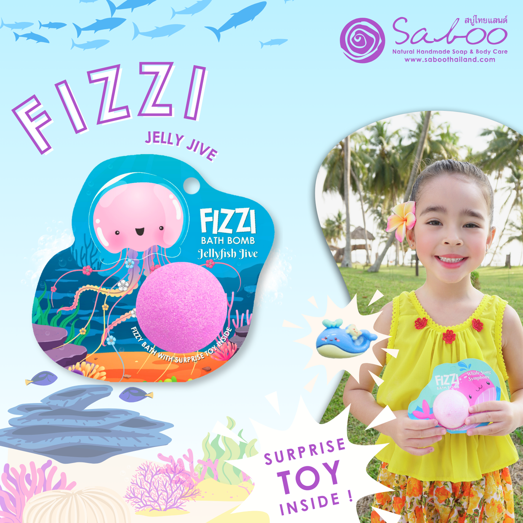 Fizzy Bath Bomb - Sea Animal Package - 100g - Jelly Live