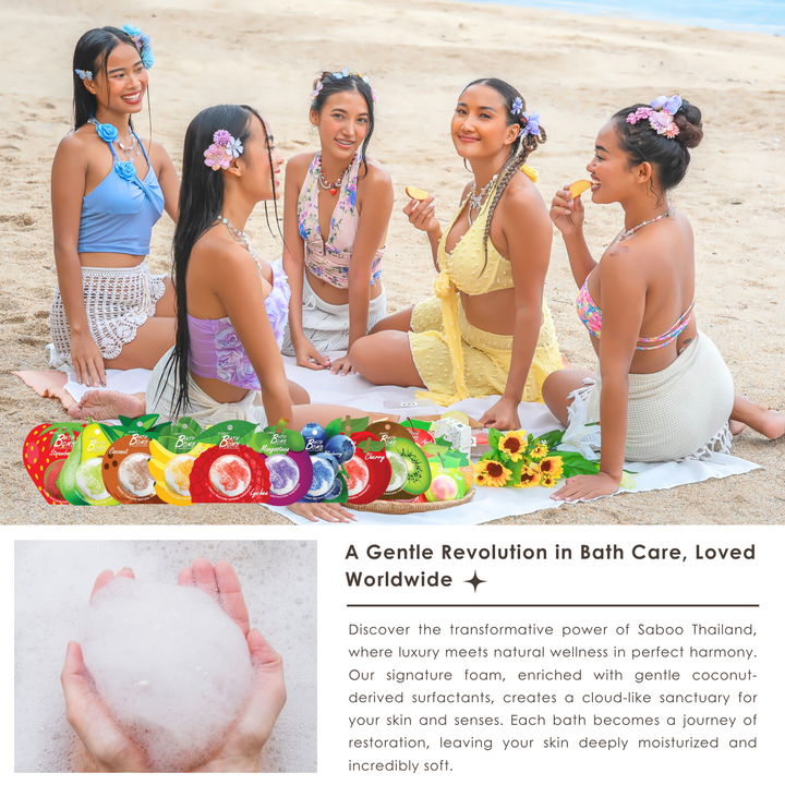 Bubble Bath Bomb - Fruit Package - 150g - Pomegranate