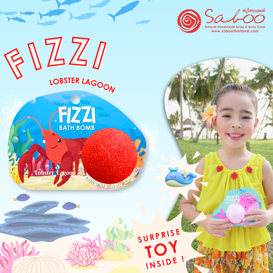 Fizzy Bath Bomb - Sea Animal Package - 100g - Lobster Lagoon