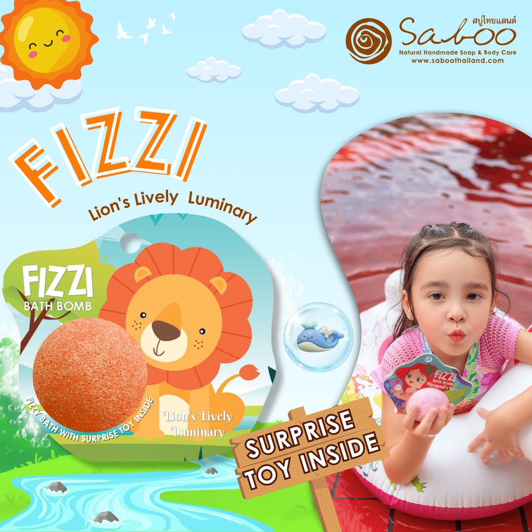 Fizzy Bath Bomb - Jungle Package - 100g - Lion's Lively Luminary