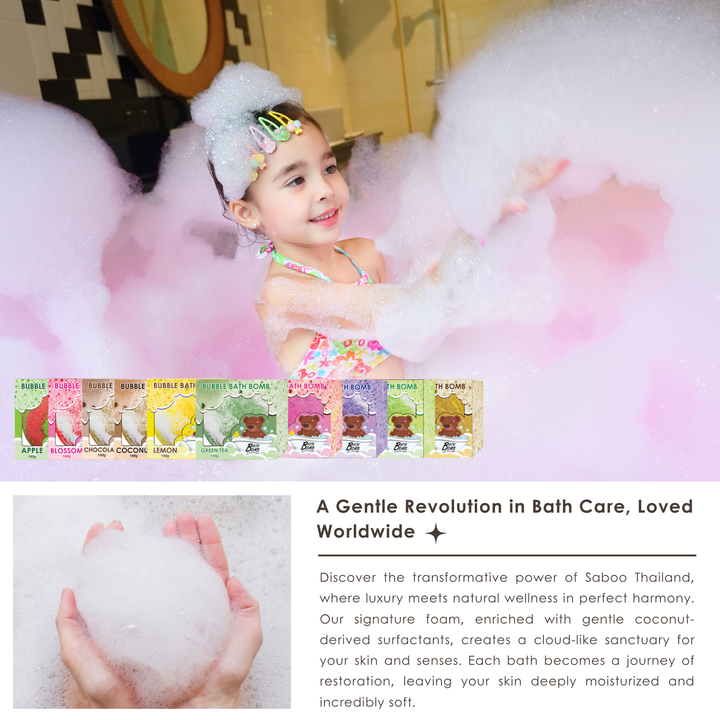 Bubble Bath Bomb - Box Package - 150g - Peppermint