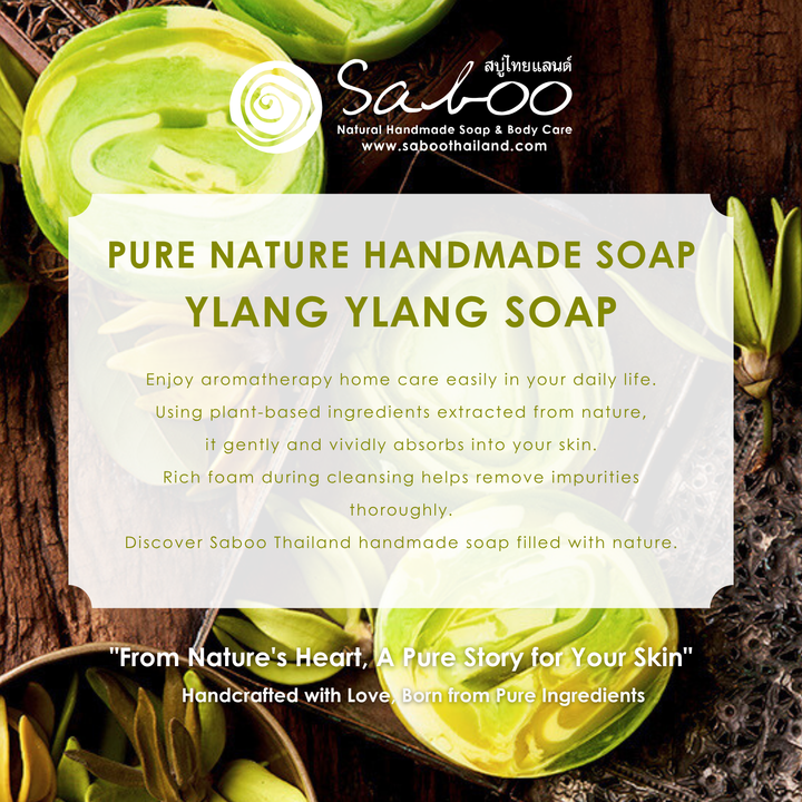 Premium Soap - Black Box Package - 100g - Ylang Ylang