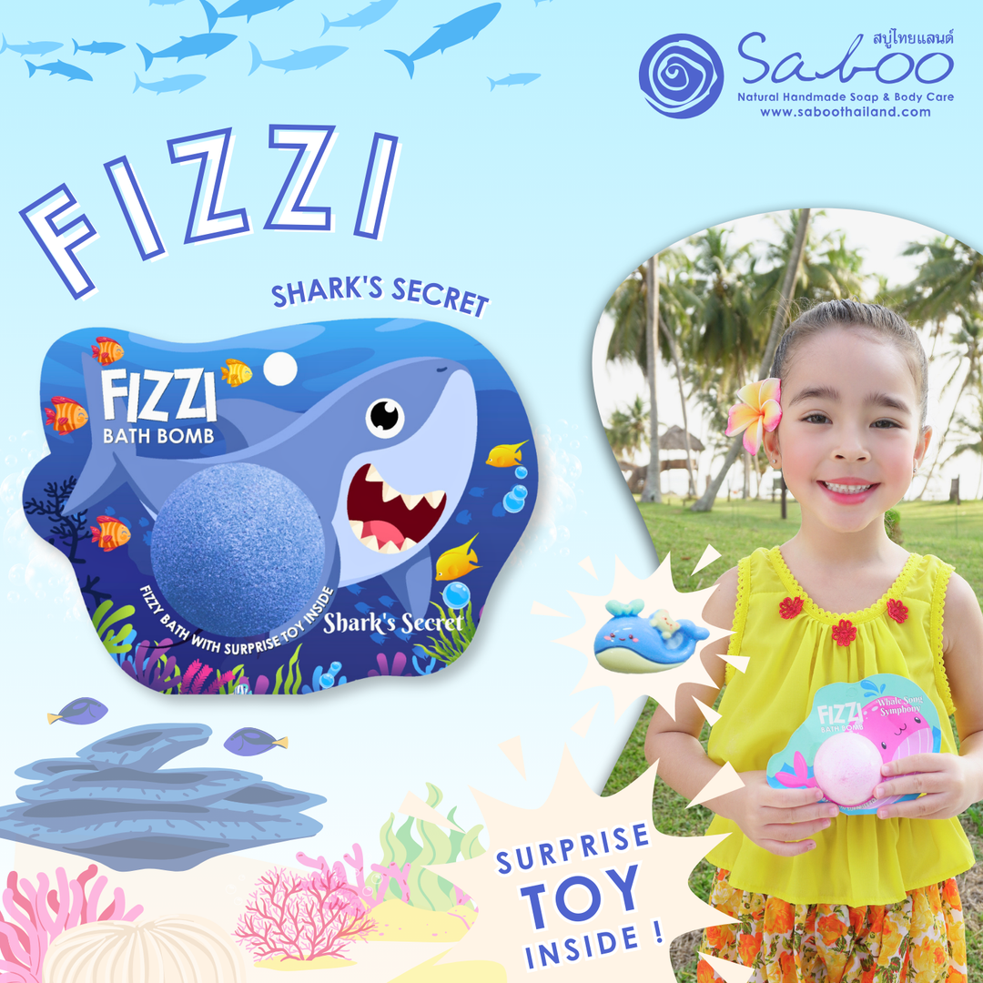 Fizzy Bath Bomb - Sea Animal Package - 100g - Shark's Secret