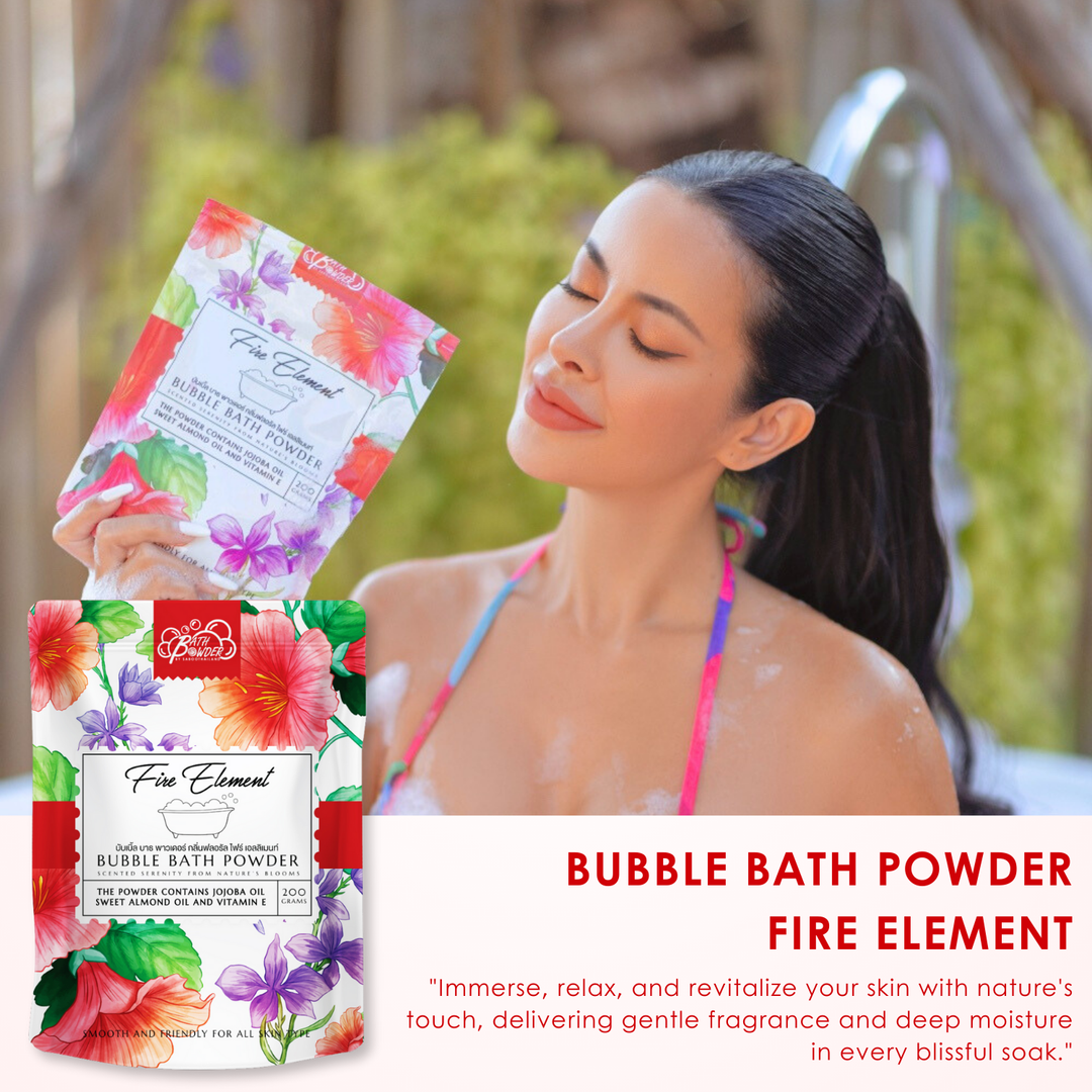 Bubble Bath Powder - 200g - Fire Element