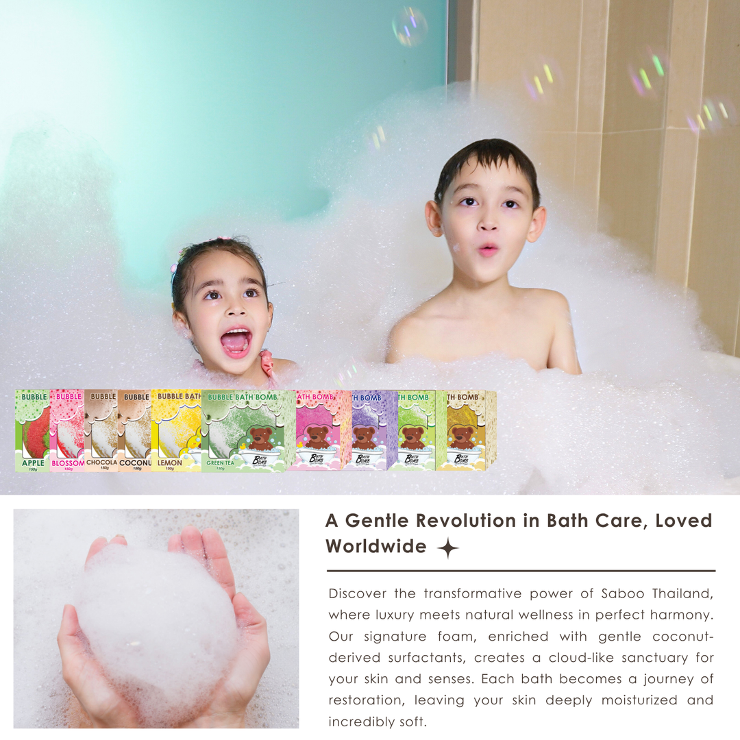 Bubble Bath Bomb - Box Package - 150g - Rose