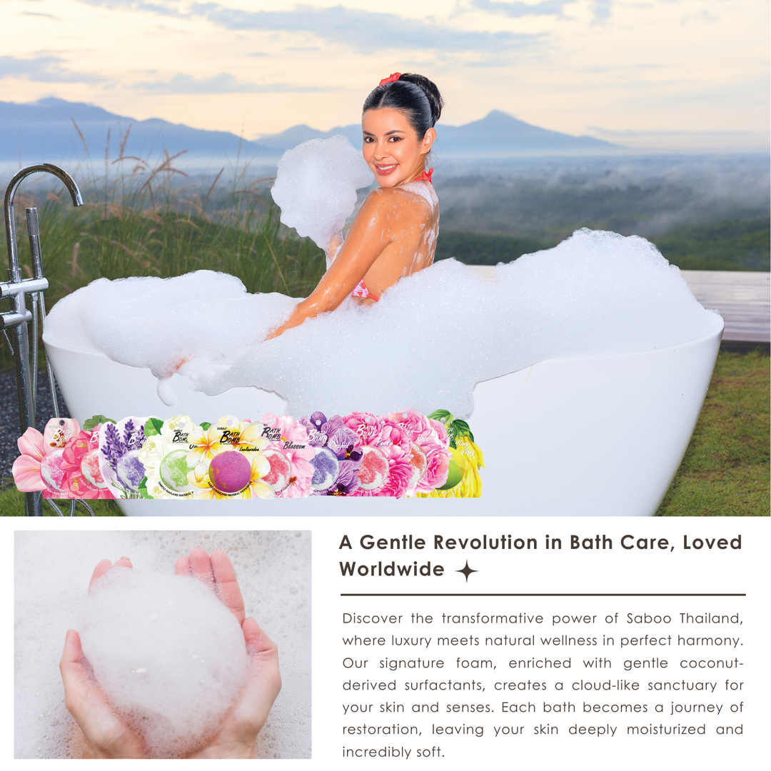 Bubble Bath Bomb - Flower Package - 150g - Lavender
