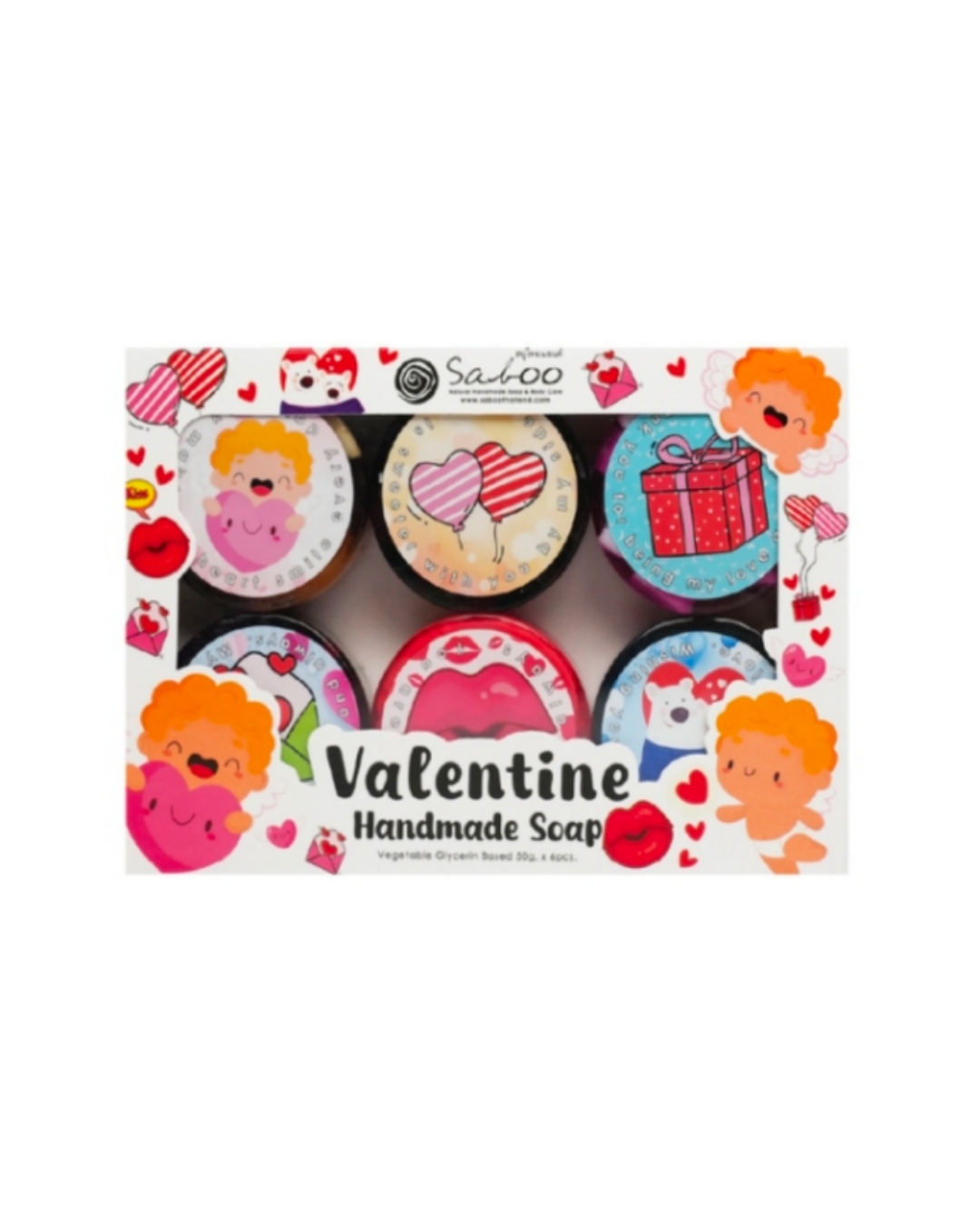 NATURAL SOAP GIFT SET 360g - VALENTINE