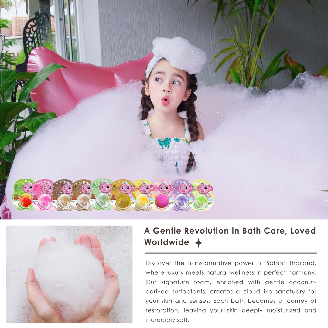 Bubble Bath Bomb - Elephant Package - 150g - Mango