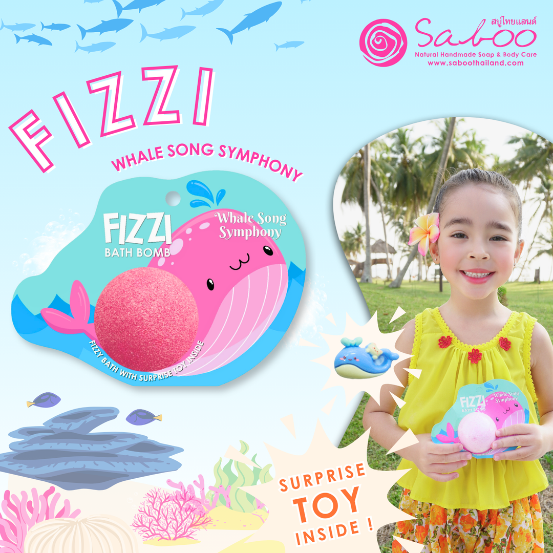 Fizzy Bath Bomb - Sea Animal Package - 100g - Whale Song Symphony