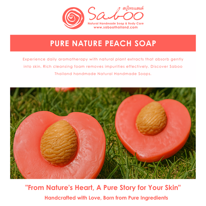 Natural Fancy Soap - 100g - Peach