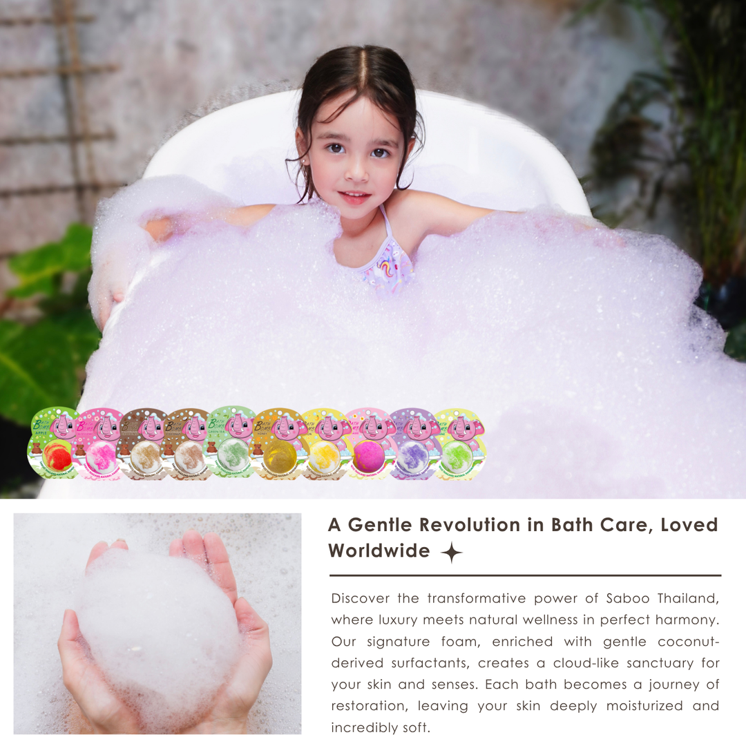 Bubble Bath Bomb - Elephant Package - 150g - Orange