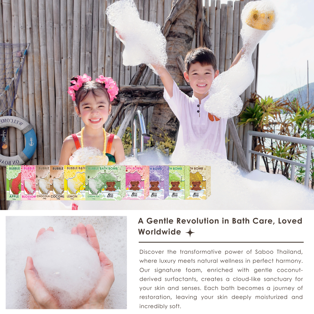 Bubble Bath Bomb - Box Package - 150g - Coconut