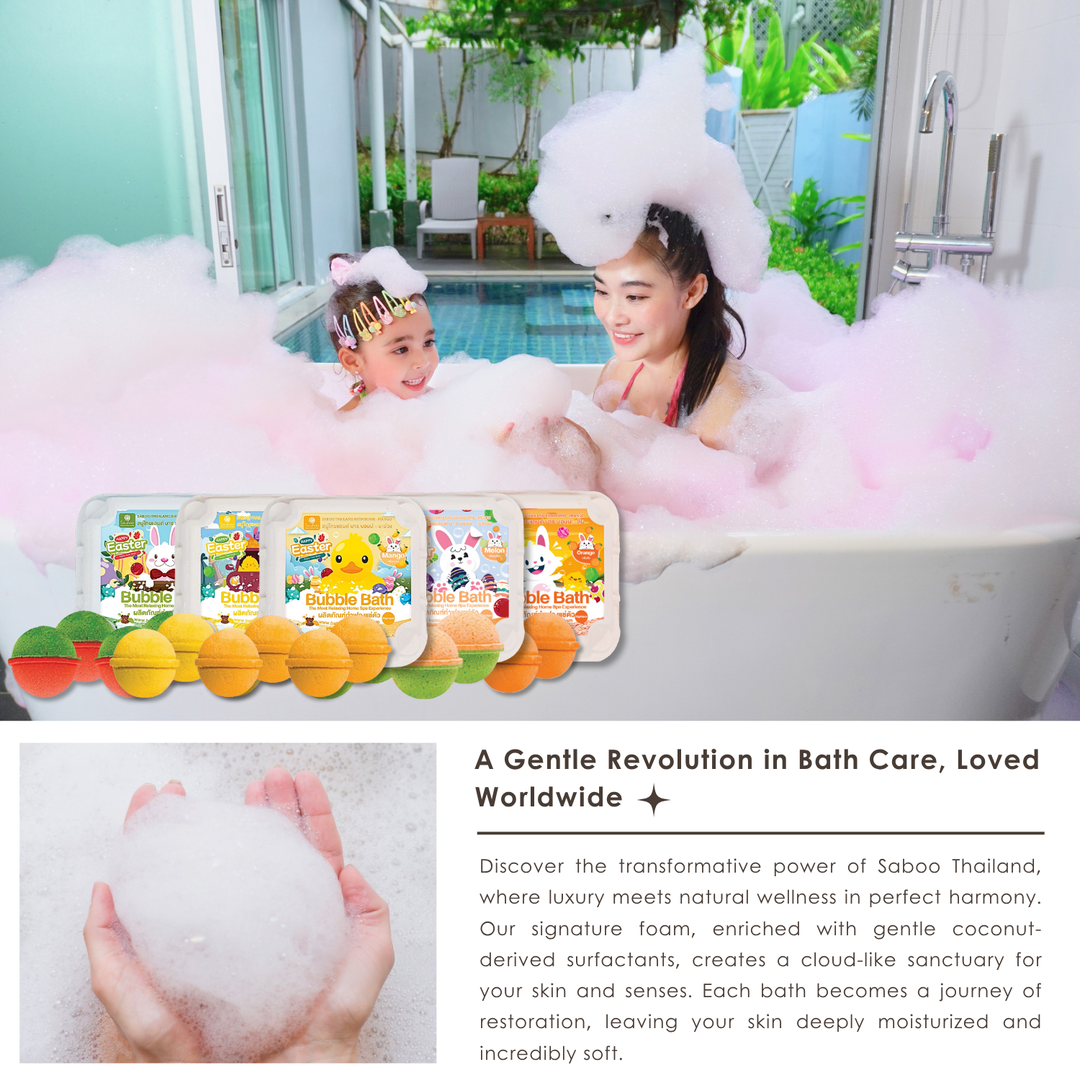 Bubble Bath Bomb - 4PCS Easter Package - 150g - Lemon
