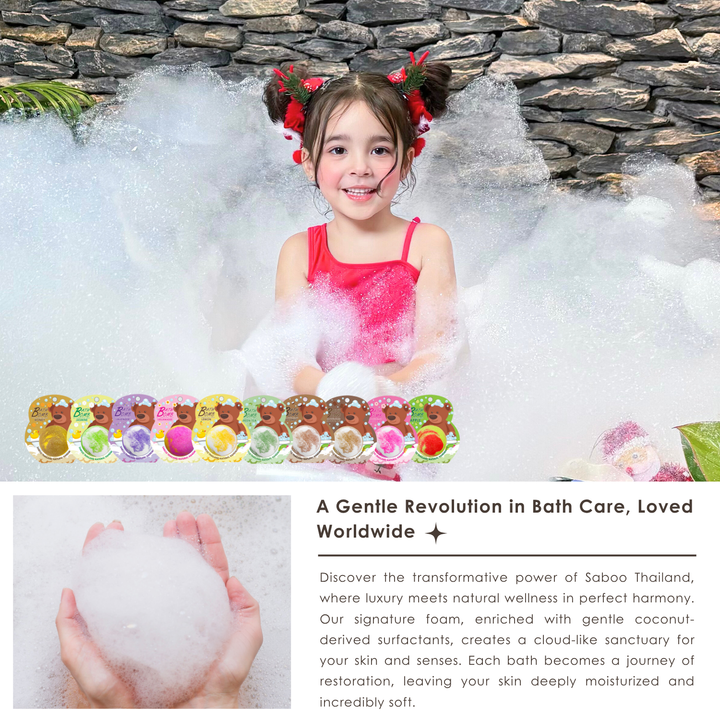 Bubble Bath Bomb - Bear Package - 150g - Lemon