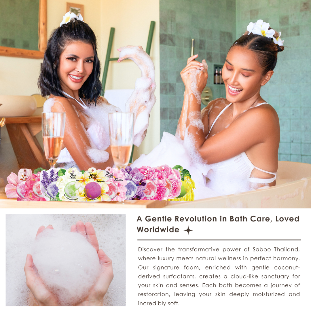 Bubble Bath Bomb - Flower Package - 150g - Leelawadee