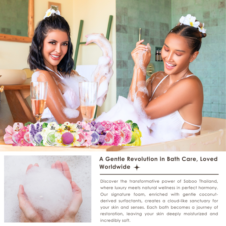 Bubble Bath Bomb - Flower Package - 150g - Leelawadee