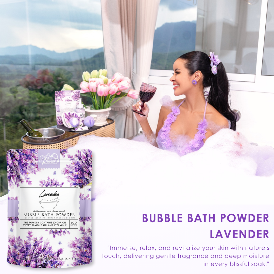 Bubble Bath Powder - 200g - Lavender