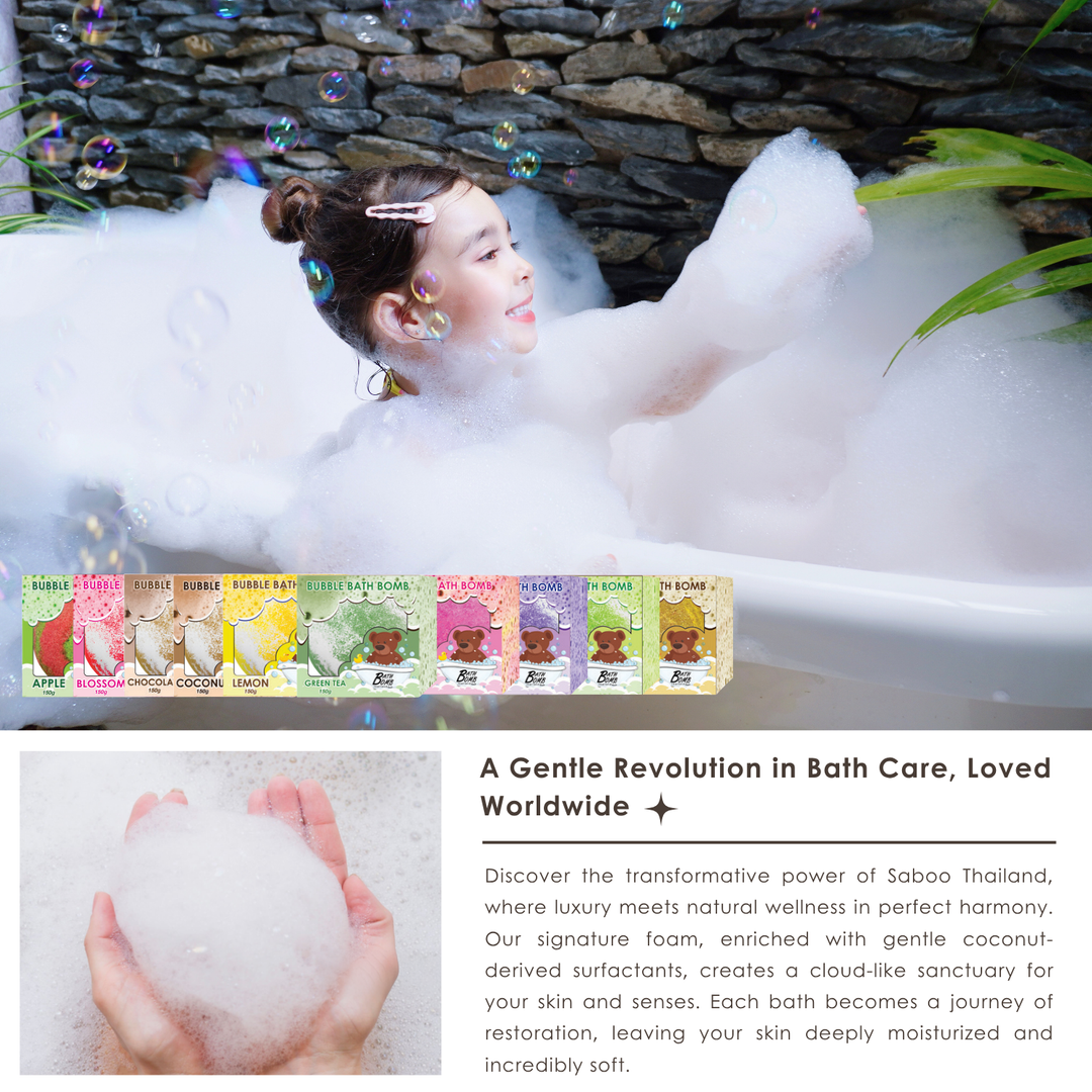 Bubble Bath Bomb - Box Package - 150g - Strawberry