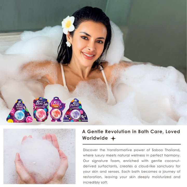 Bubble Bath Bomb - Space Package - 150g - Rose
