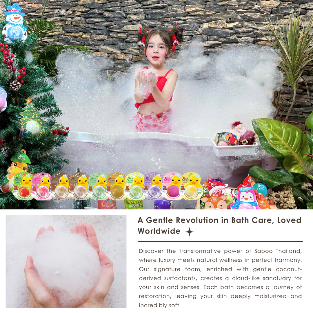 Bubble Bath Bomb - Duck Package - 150g - Rice Milk