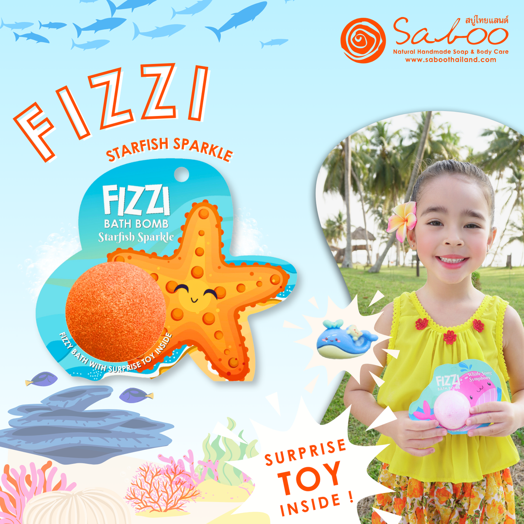 Fizzy Bath Bomb - Sea Animal Package - 100g - Starfish Sizzle