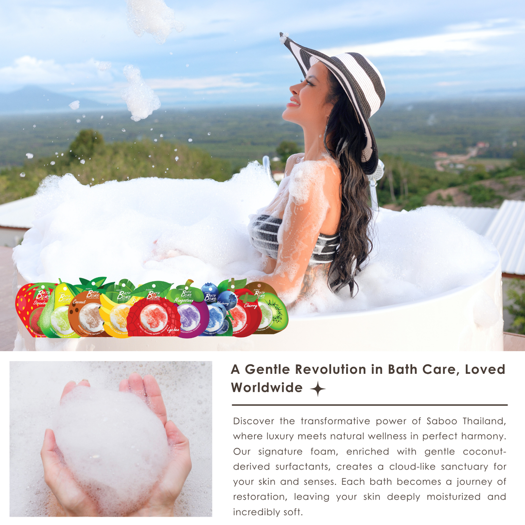 Bubble Bath Bomb - Fruit Package - 150g - Blueberry