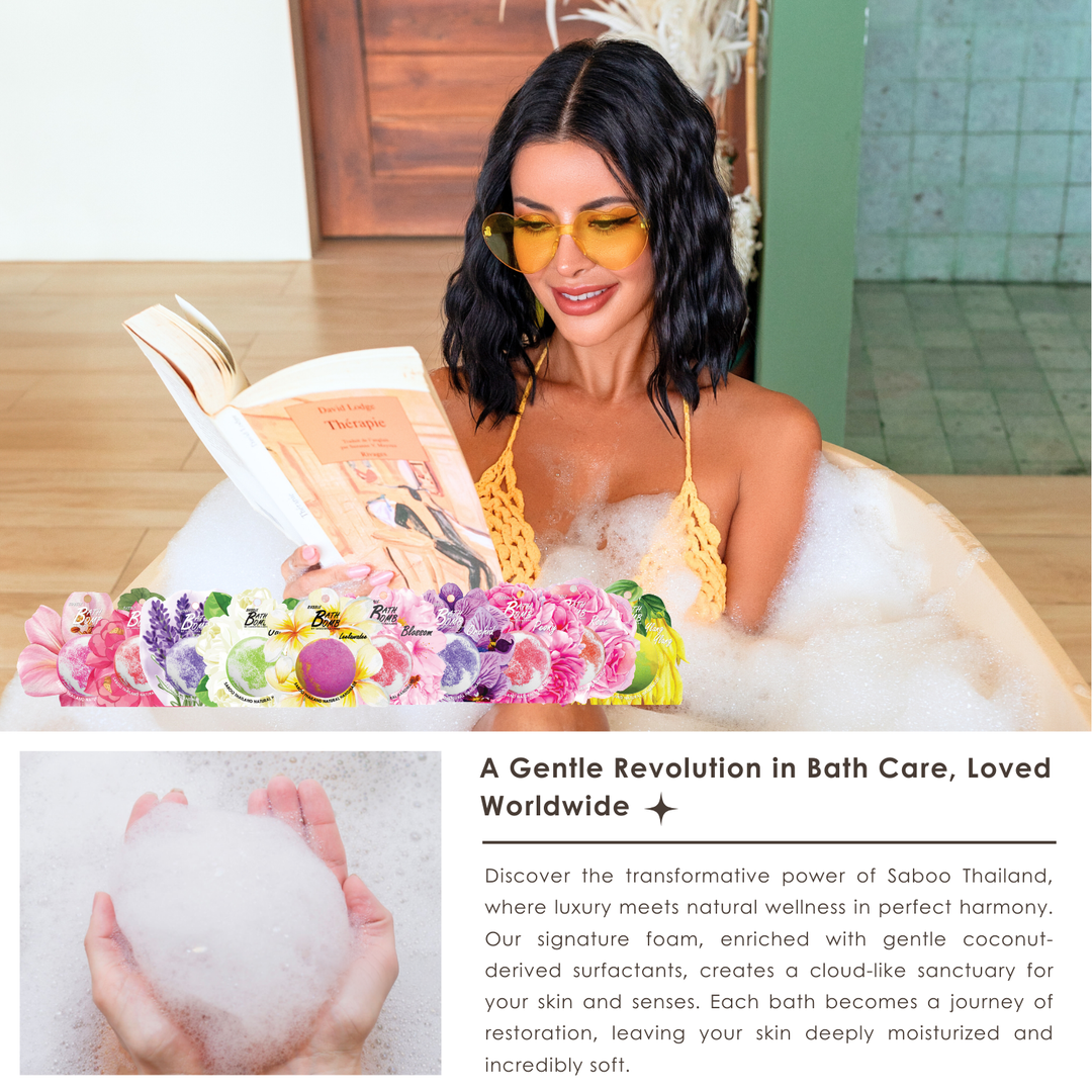 Bubble Bath Bomb - Flower Package - 150g - Orchid
