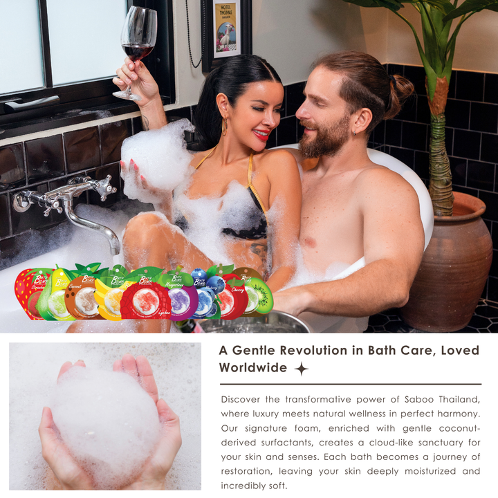 Bubble Bath Bomb - Fruit Package - 150g - Coconut Green