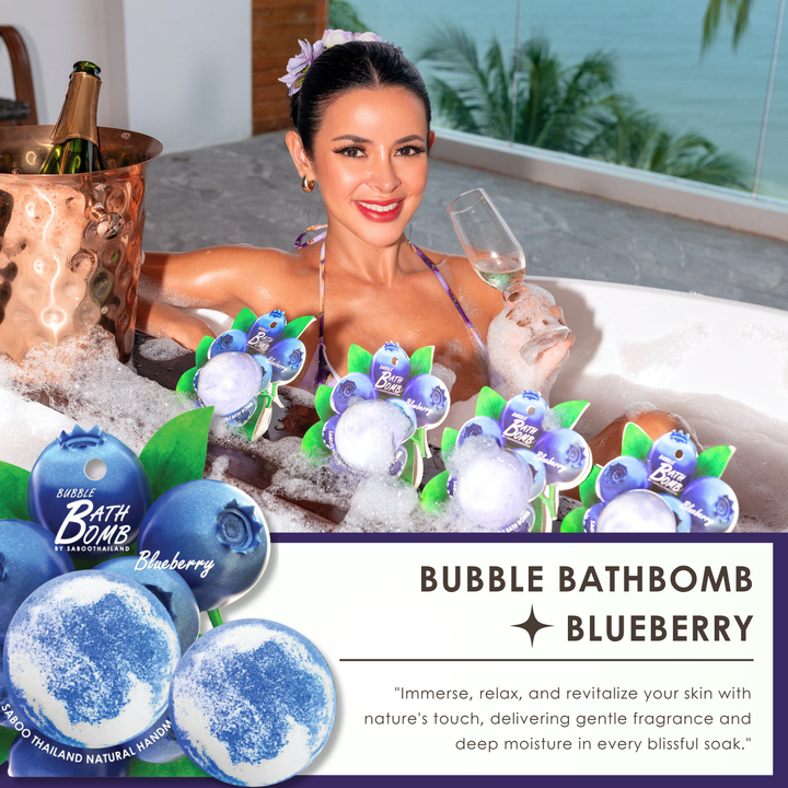 Bubble Bath Bomb - Fruit Package - 150g - Blueberry