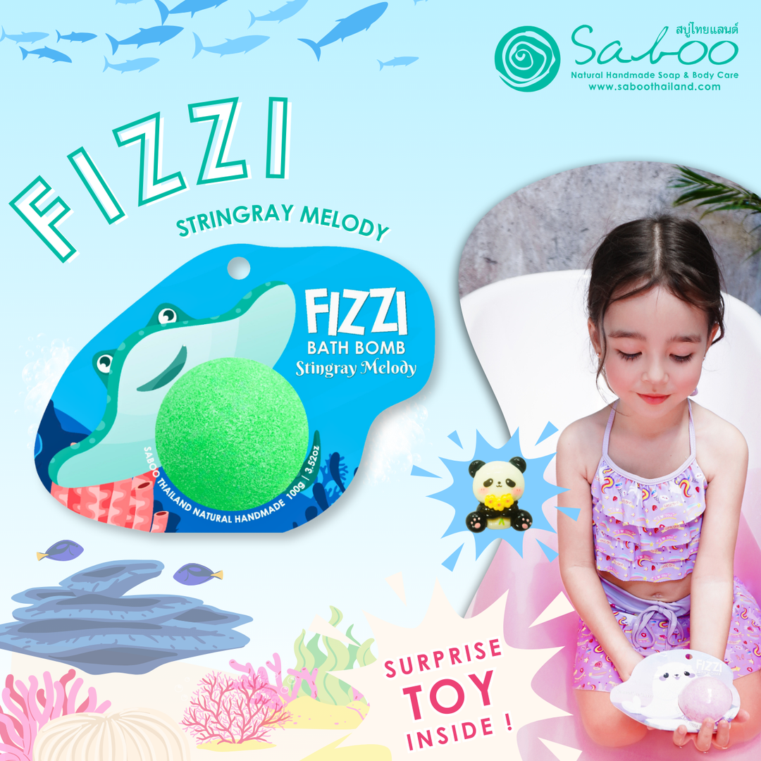 Fizzy Bath Bomb - Sea Animal Package - 100g - Stringgray Melody
