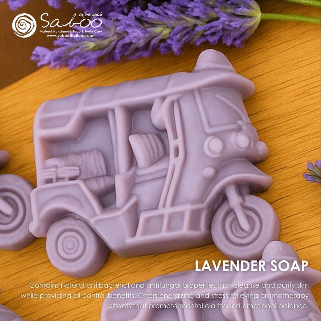 Natural Fancy Soap - Tuk Tuk - 100g - Lavender