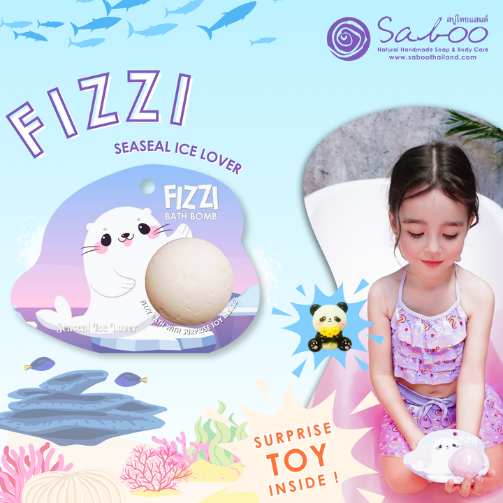 Fizzy Bath Bomb - Sea Animal Package - 100g - Seaseal Ice Lover