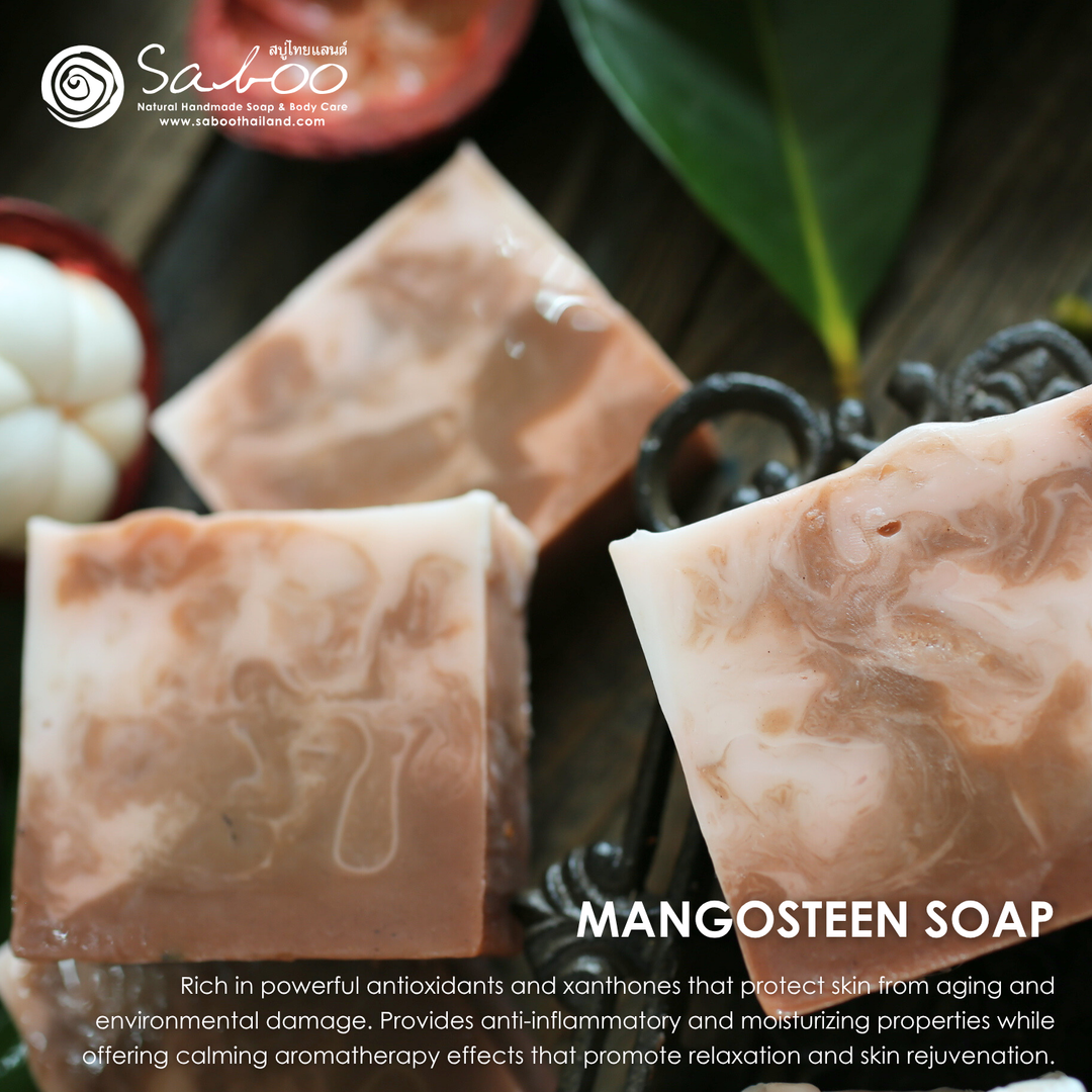 Natural Soap - Square Shape - 100g - Mangosteen