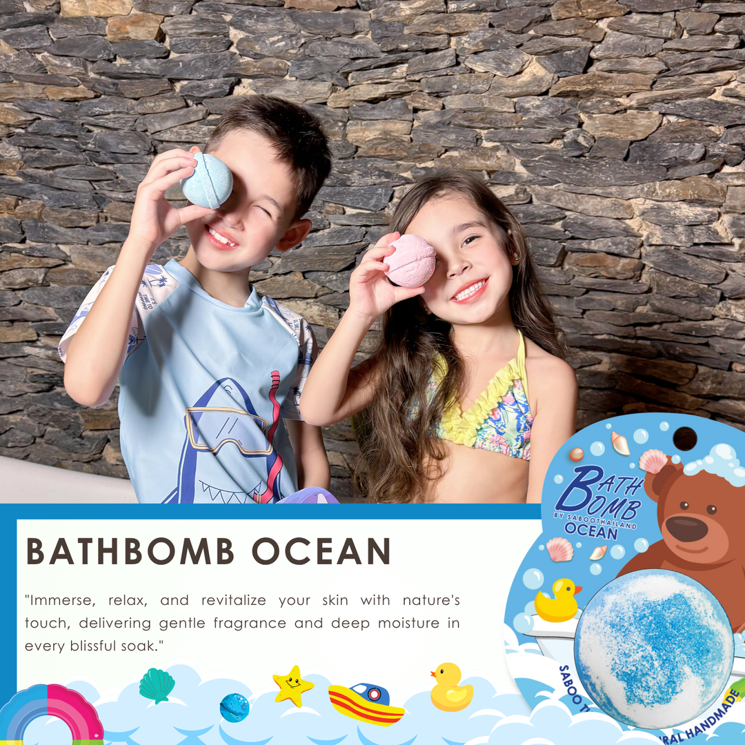 Bubble Bath Bomb - Bear Package - 150g - Ocean