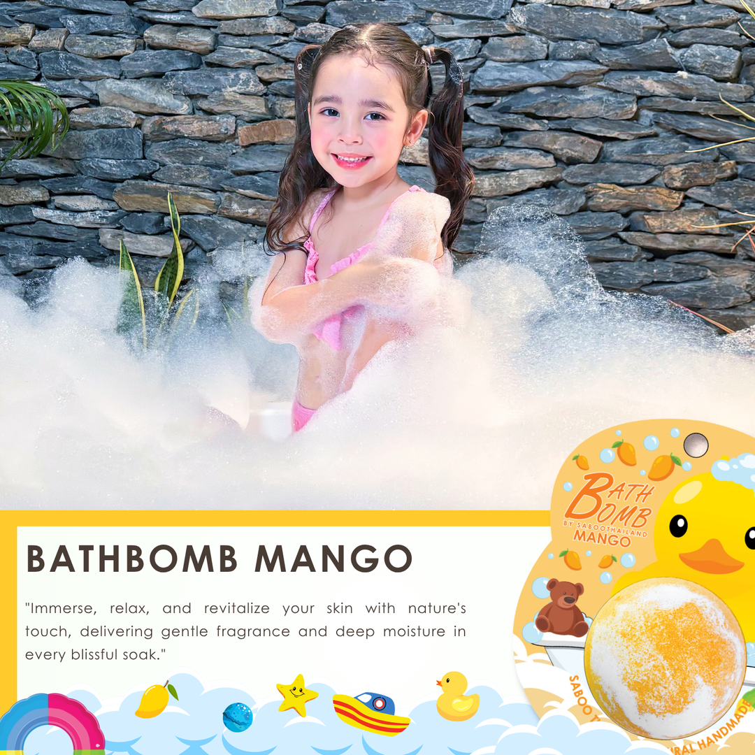 Bubble Bath Bomb - Duck Package - 150g - Mango