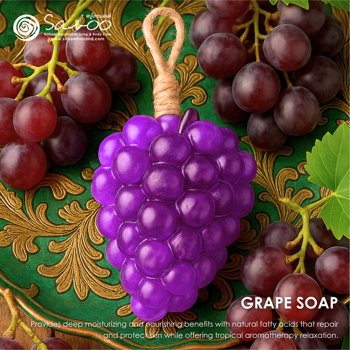 Natural Fancy Soap - Grape